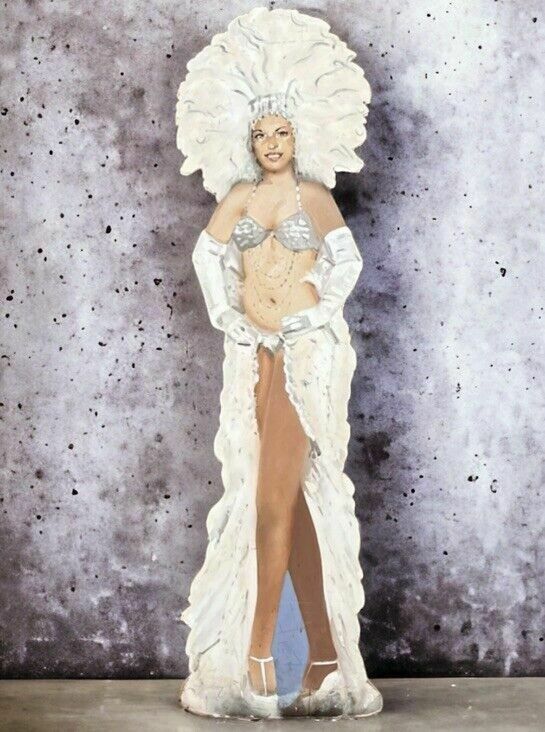 536.0 Burlesque Stage Prop. Huge Hand Painted 8 Feet Tall photo