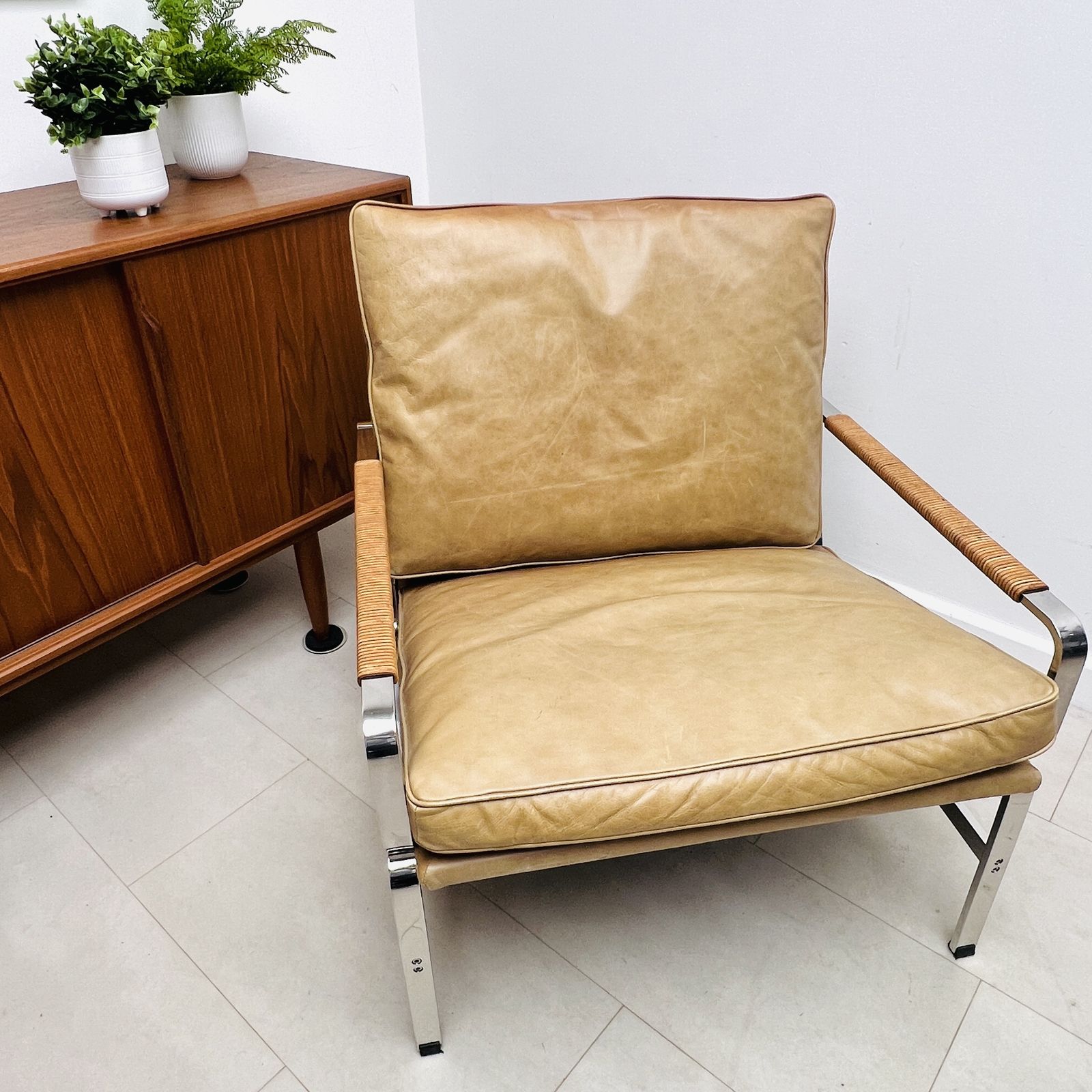Danish Lounge Chair By Preben Fabricius And Jørgen Kastholm photo for sale