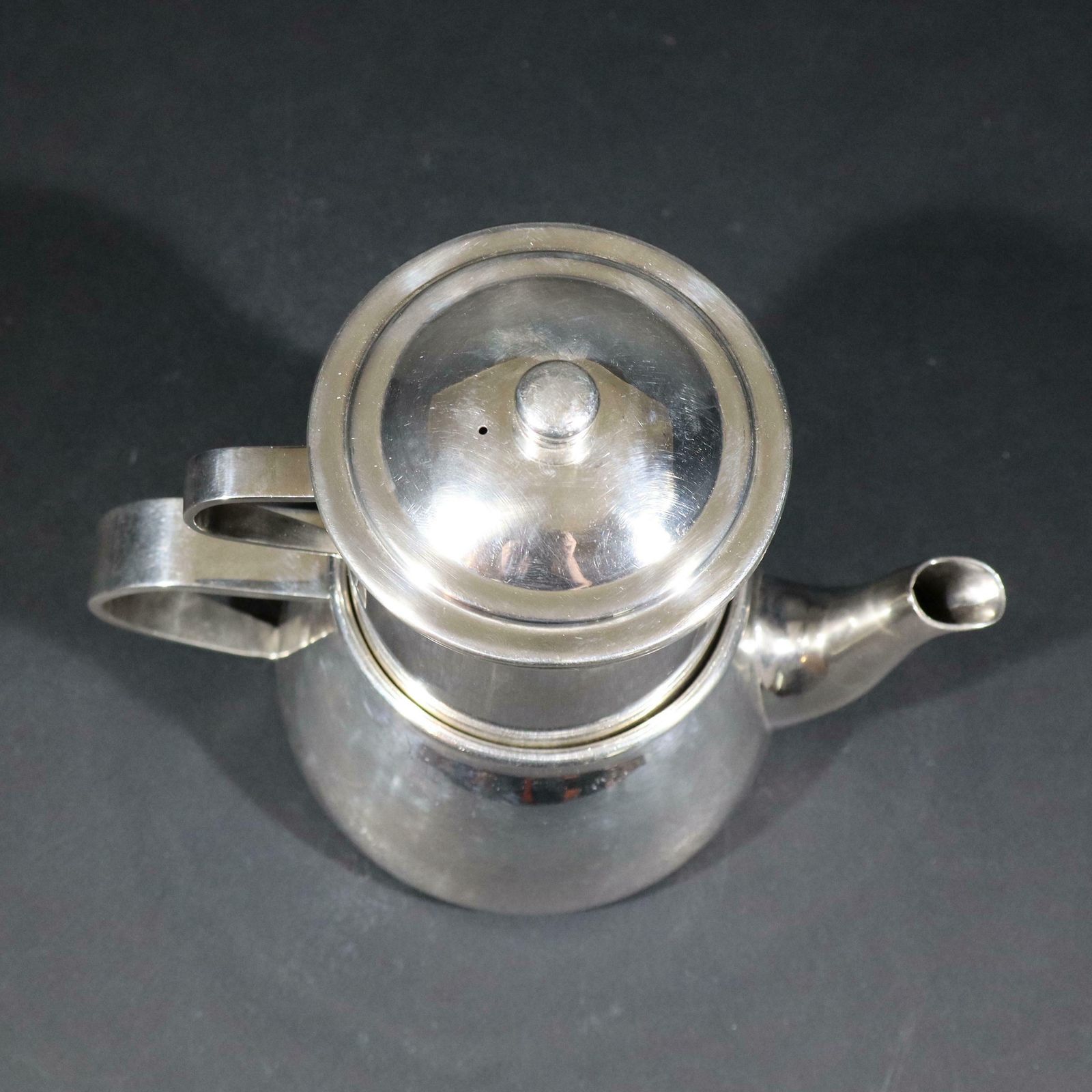 Art Deco Drip Coffee Pot, Alfenide Tea Pot, Wiskemann Brussels photo Home Decor