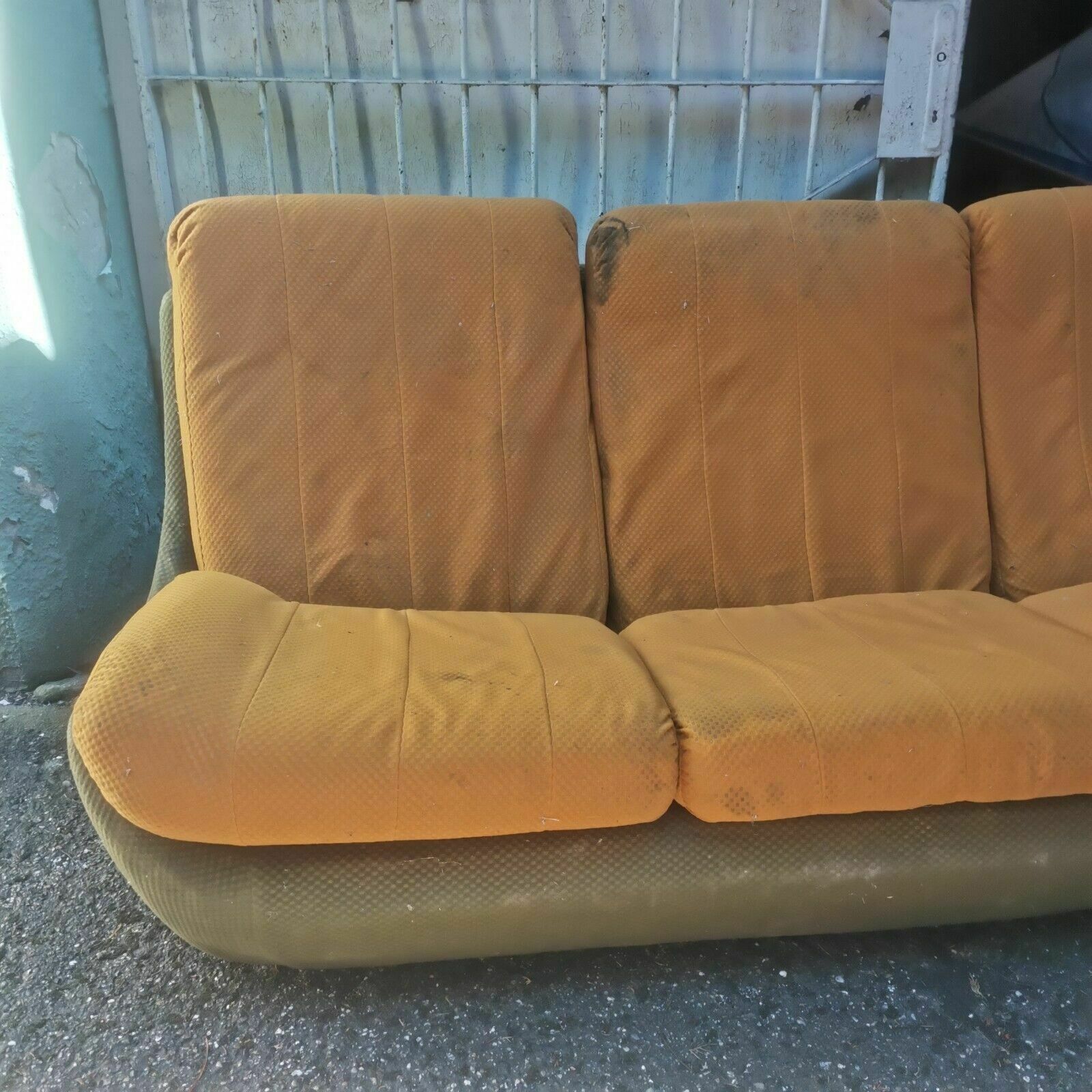 Atlantis Czech Vintage Space Age Sofa Mcm Lightweight Unique Seating 3 Seater photo furniture