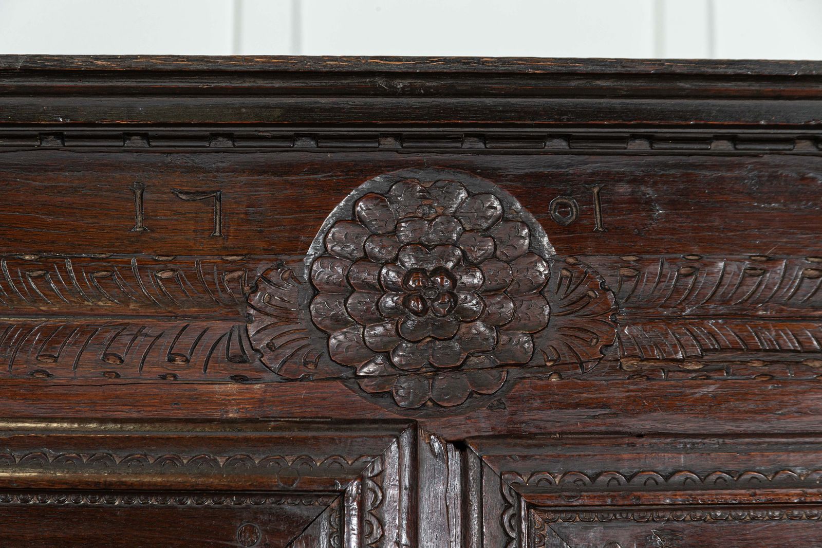 Early 18thc French Oak Armoire photo for sale