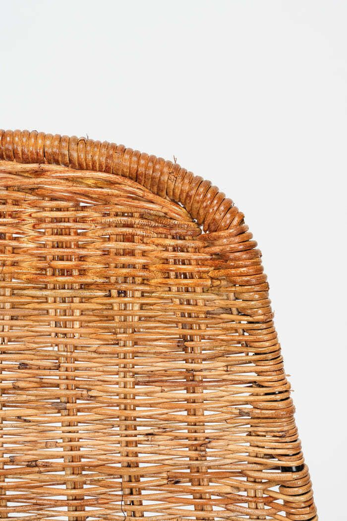 photo for sale Gian Franco Legler, Pair Of Chairs "Basket", Stackable, Bonacina, Italy, 50s