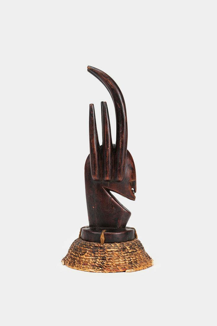 Headdress "Chi Wara", Bamana Volk, Mali, Africa, 30s photo Home Decor