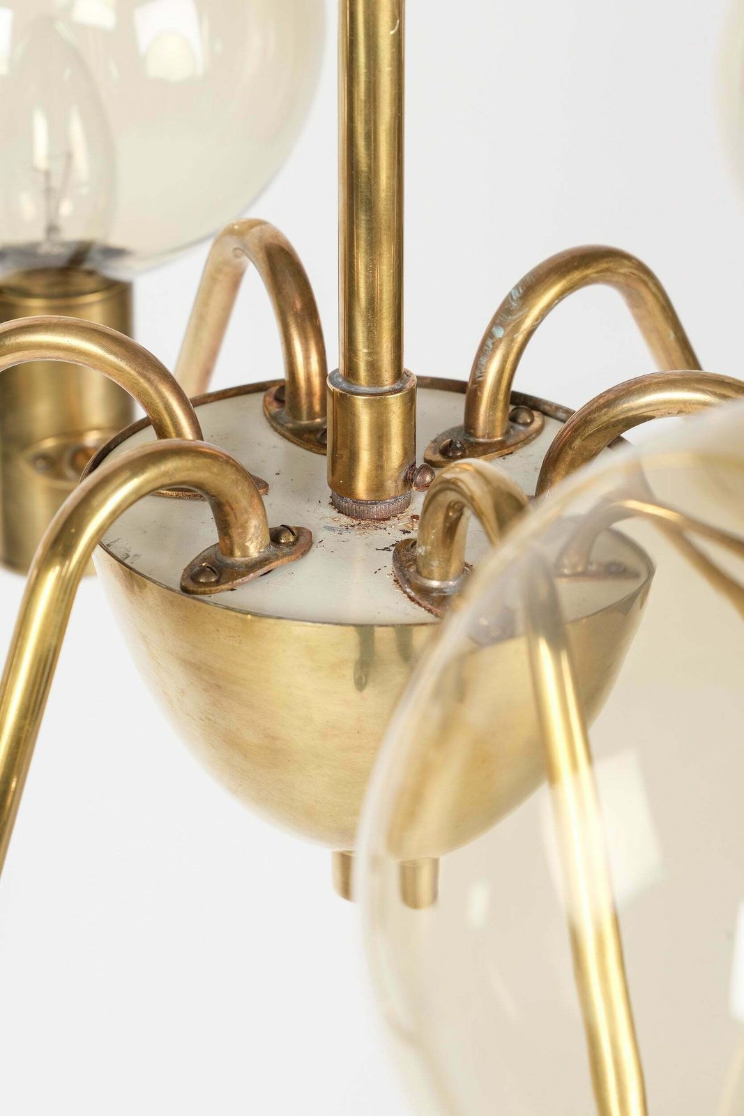 Hans Agne Jakobsson, Chandelier "T372/6", Ellysett Markaryd, Sweden, 60s photo buy