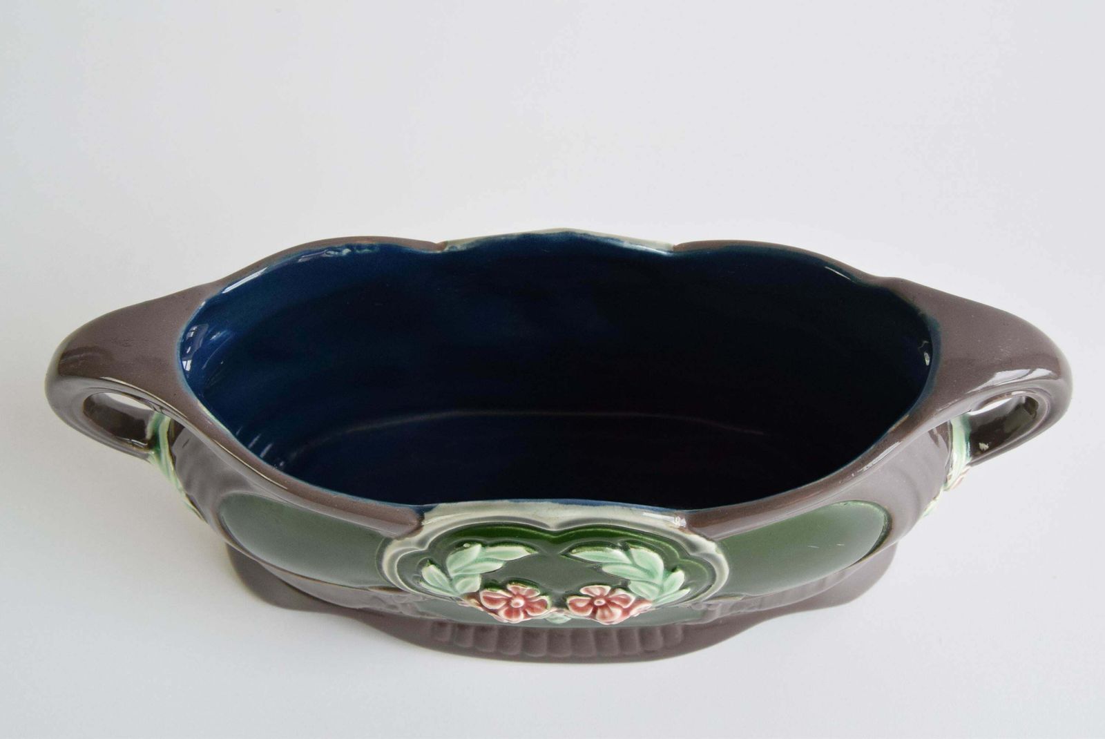Ceramic Art Nouveau Jardiniere, Around 1900 photo Home Decor