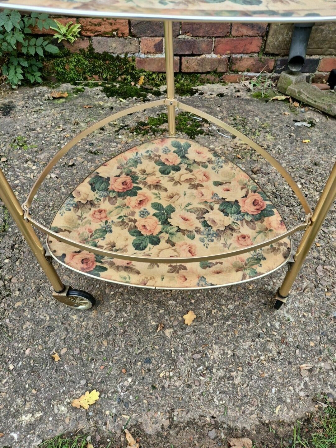 Glos Arnold Designs, A Mid 20th Century, Vintage Fibreglass Twin Shelved Trolley photo vinterior
