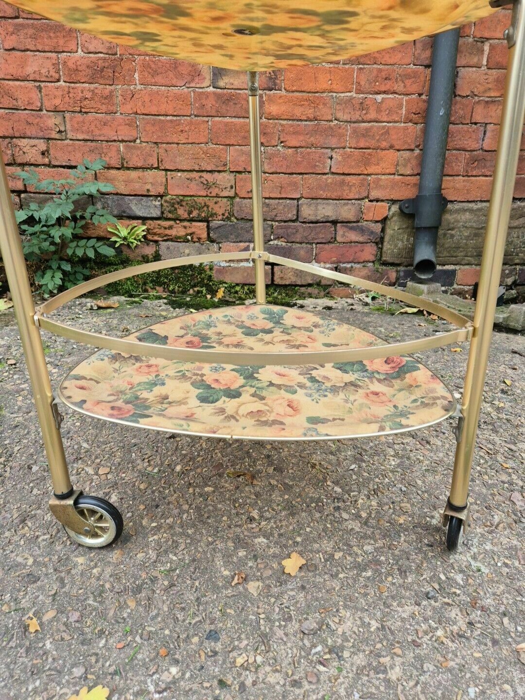 Glos Arnold Designs, A Mid 20th Century, Vintage Fibreglass Twin Shelved Trolley photo buy