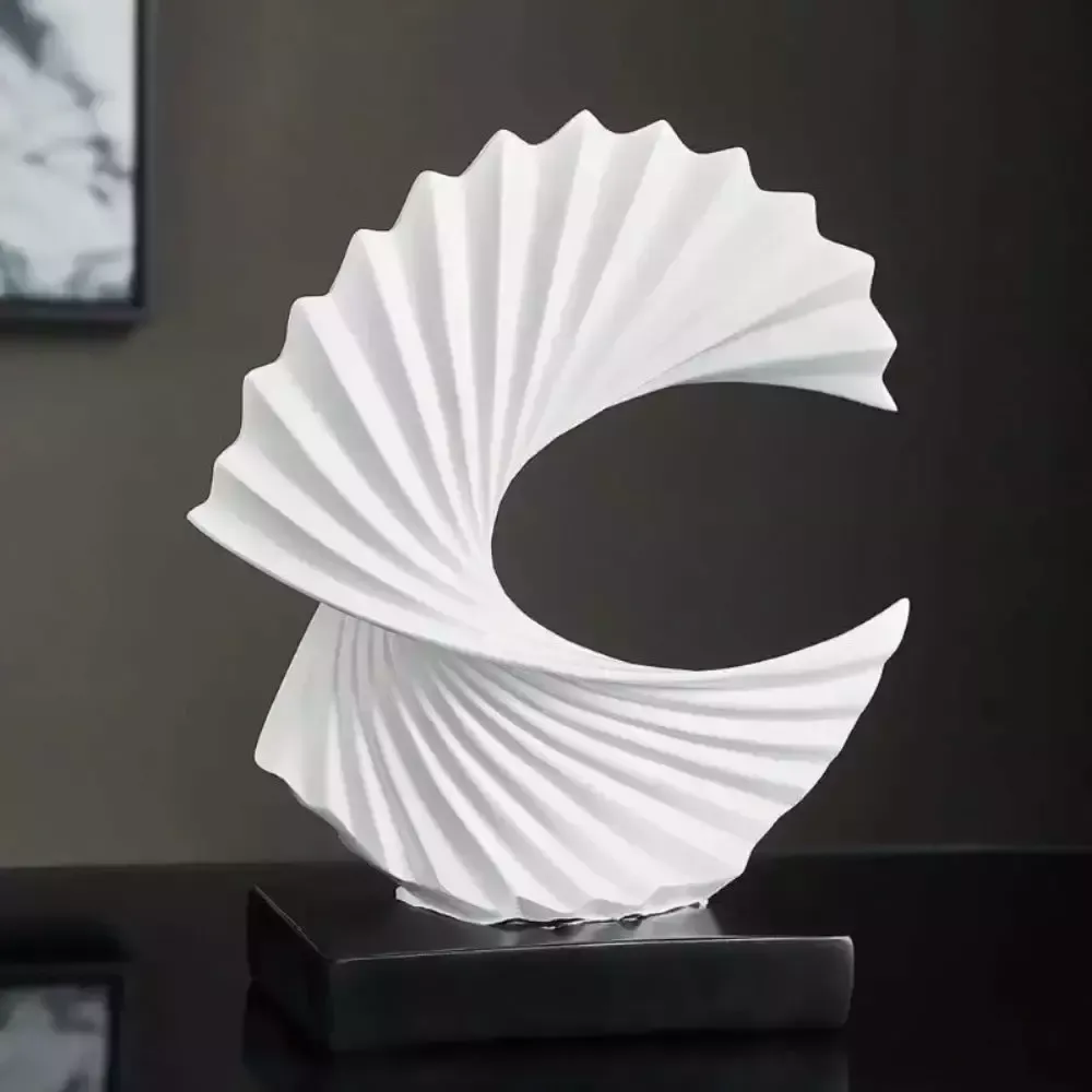 Modern Decorative Abstract Sculpture For Office Desk Home Decor. photo furniture