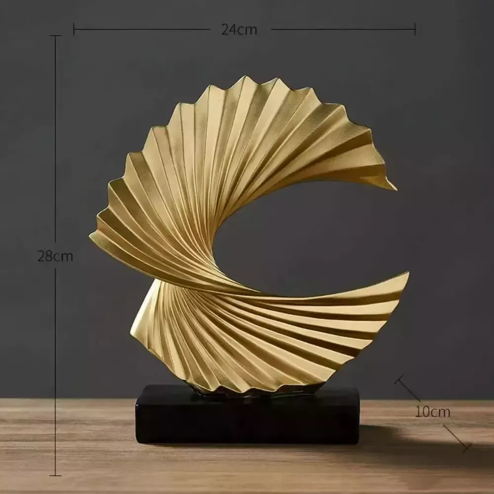 Modern Decorative Abstract Sculpture For Office Desk Home Decor. photo buy