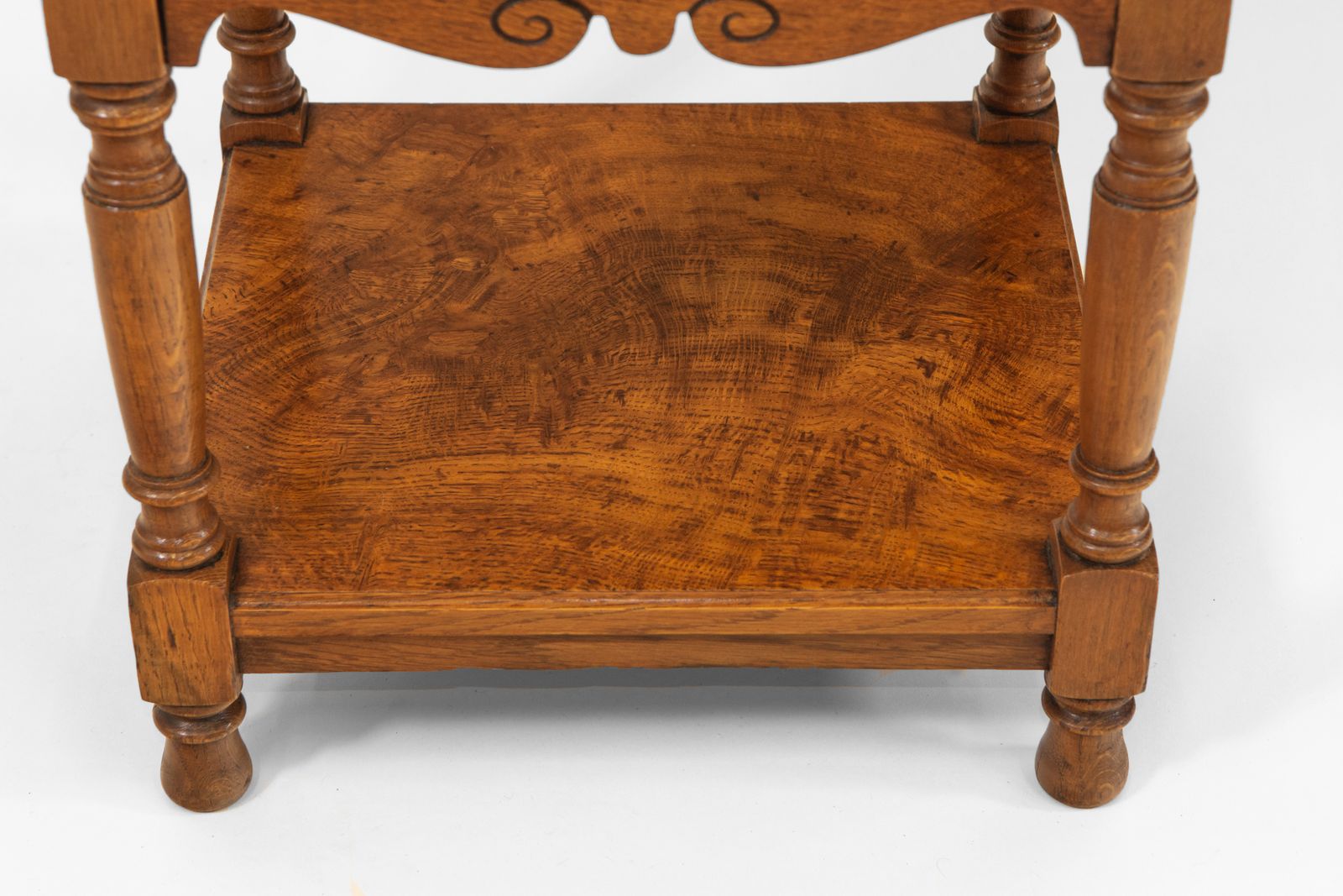 photo for sale Late Victorian / Edwardian Golden Burr Oak Cabinet