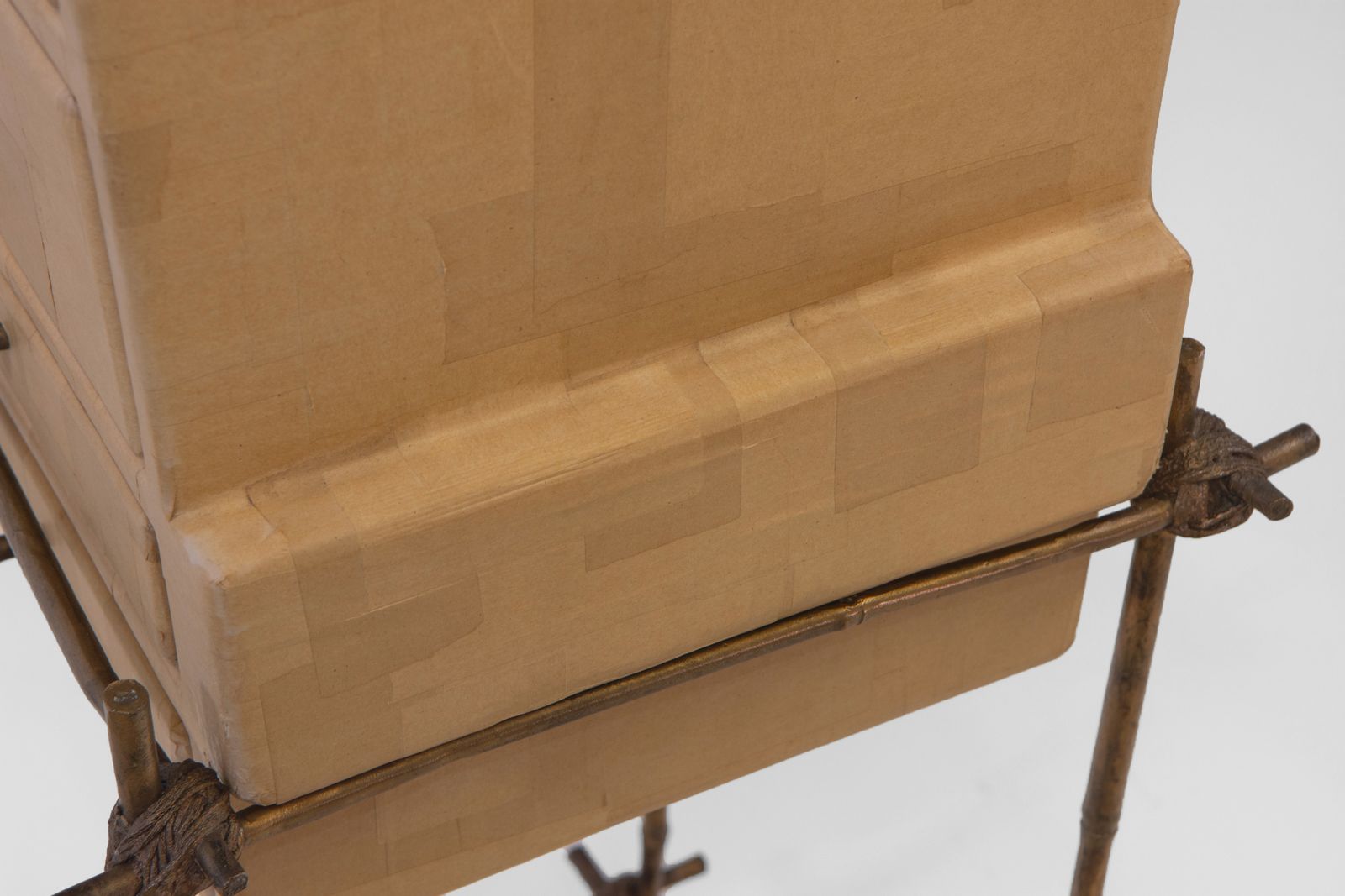 2590.0 Studio Glithero Ad Hoc Cabinet On Gilt Bronze Bamboo Stand Les French Series 1 photo