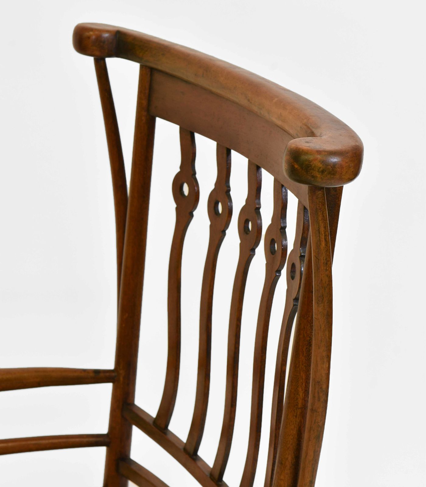 Arts & Crafts “Quaint” Rush Seated Armchair photo 765.0