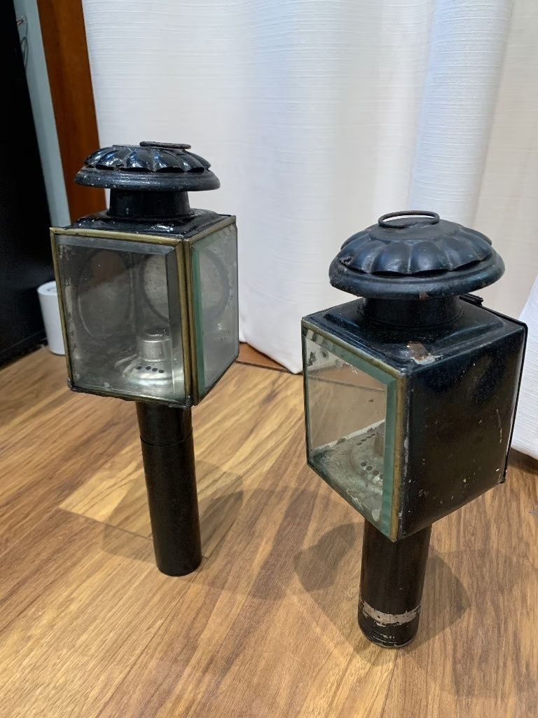 Pair Of Horse Carriage Driving Lamps