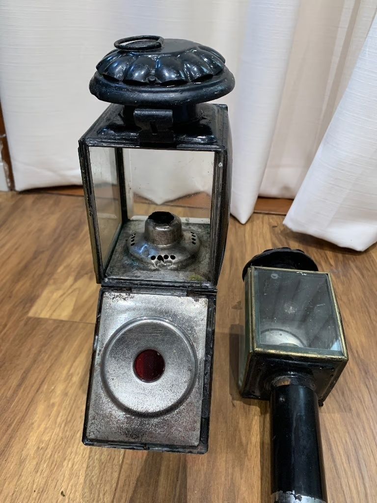 Pair Of Horse Carriage Driving Lamps photo for sale