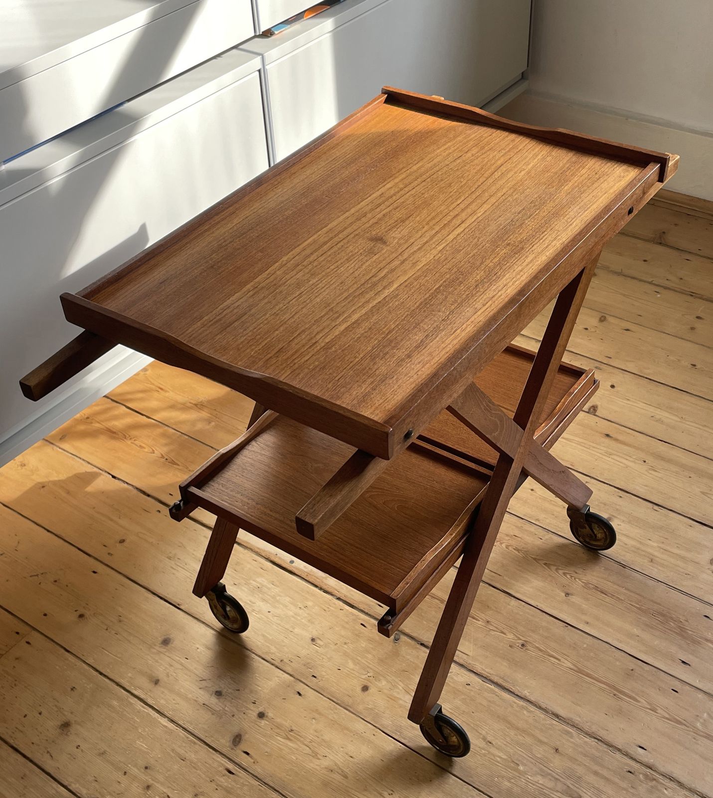 Laurids Lønborg Danish Bar Cart / Drinks Trolley (C. 1960s) | Rare | Mid Century photo 510.0