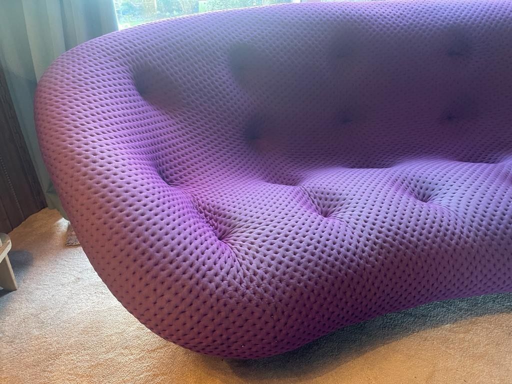 Ligne Roset By Erwan & Ronan Bouroullec Ploum High Back Purple 3 Seater Sofa photo furniture
