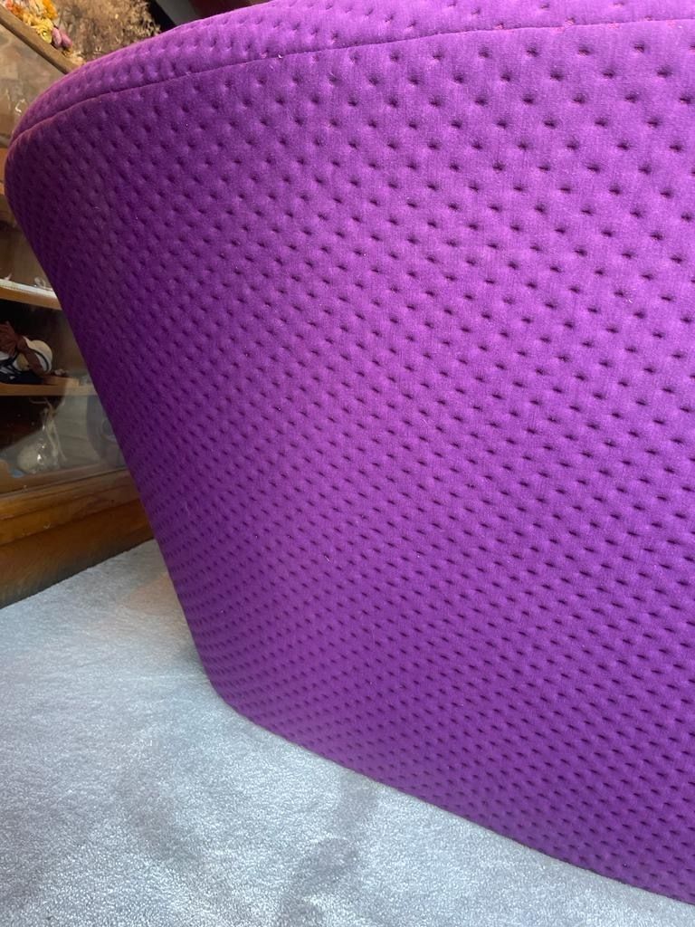 photo vintage Ligne Roset By Erwan & Ronan Bouroullec Ploum High Back Purple 3 Seater Sofa