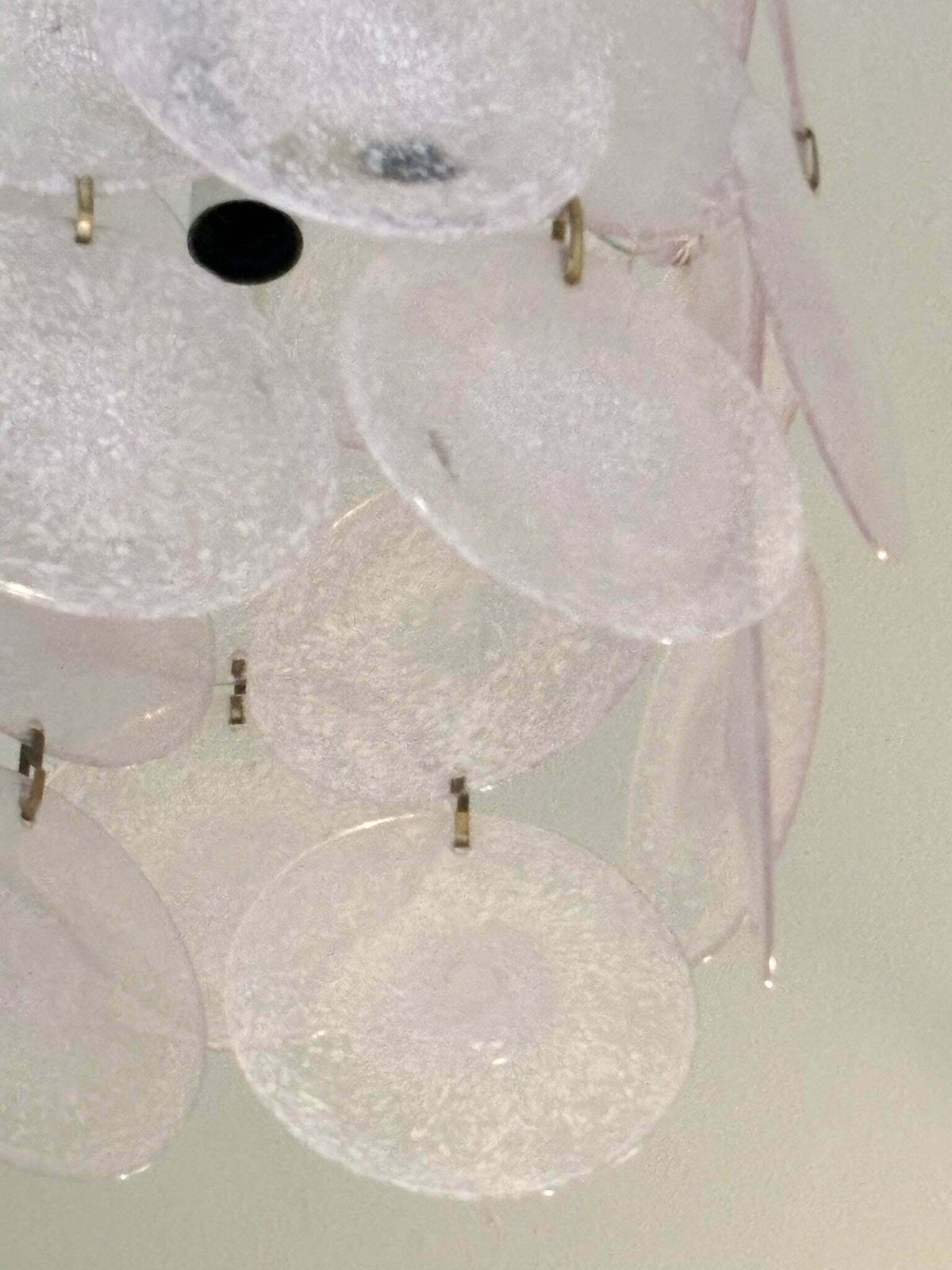 Murano Glass Chandelier Attributed To Vistosi, 1970s photo 802.0
