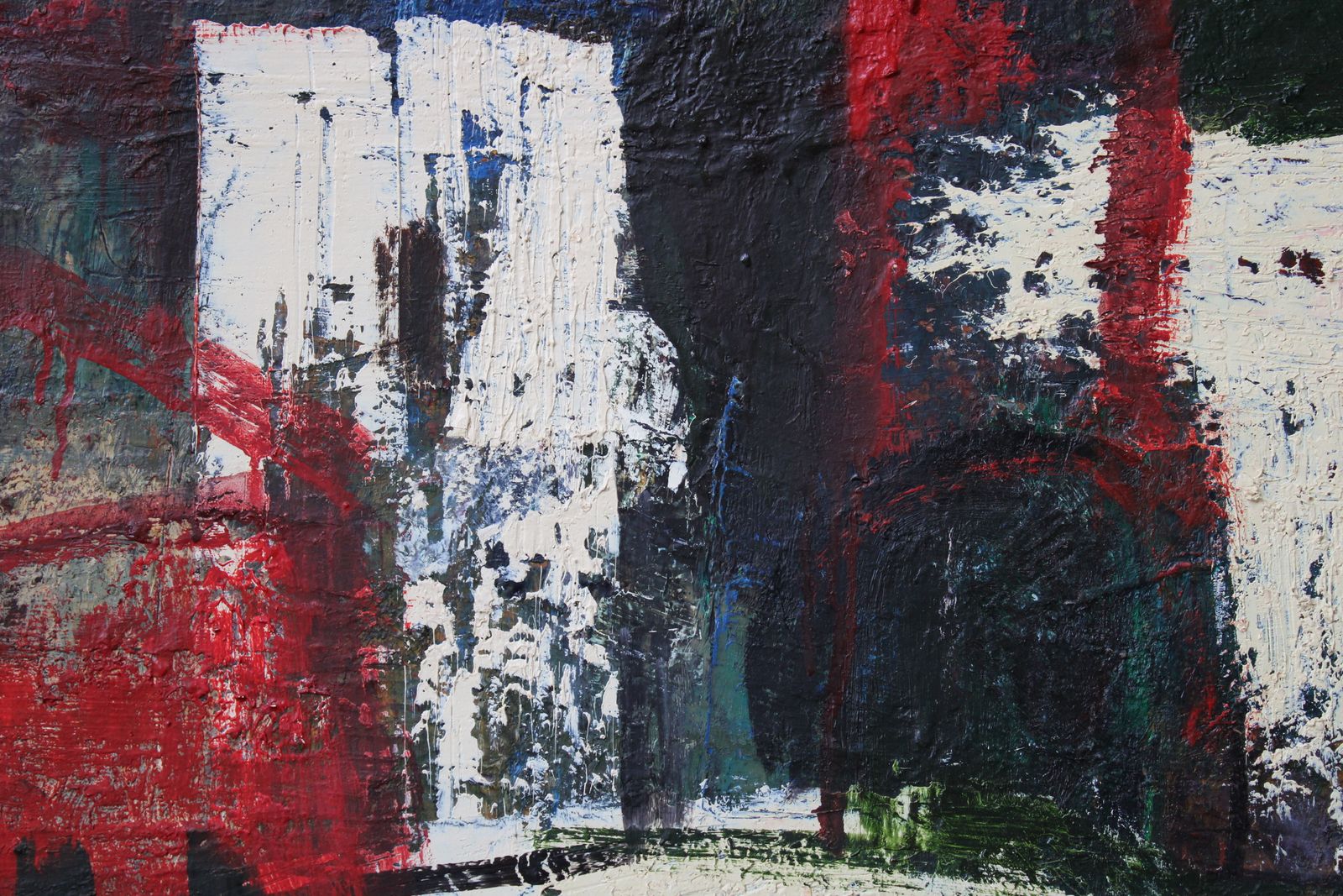 Aleksandr Rodin (1922   2001, Latvian, Russian). Passages Of The Night. Oil On Canvas. 25.59 X 28.74 Inches ( 65 X 73 Cm ) photo 2010.0