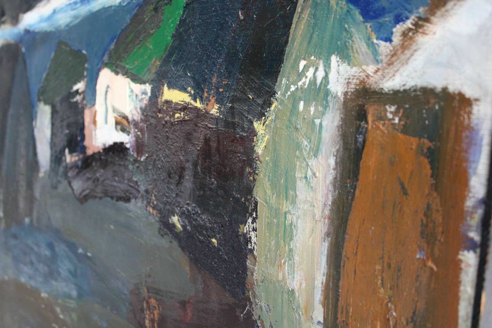 Aleksandr Rodin (1922   2001, Latvian, Russian) By The Daugava River. Oil On Canvas. 31.89 X 39.76 Inches (81. 5 X 101 Cm) photo vinterior