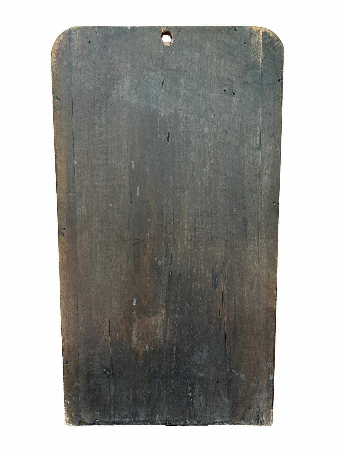 French Antique Architectural Romantic Peasant Scene Carved Wood Wall Panel 19th photo vintage