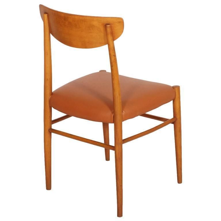 Italian 1950s Pair Of Chairs In The Manner Peter Hvidt & Orla Mølgaard Nielsen photo for sale
