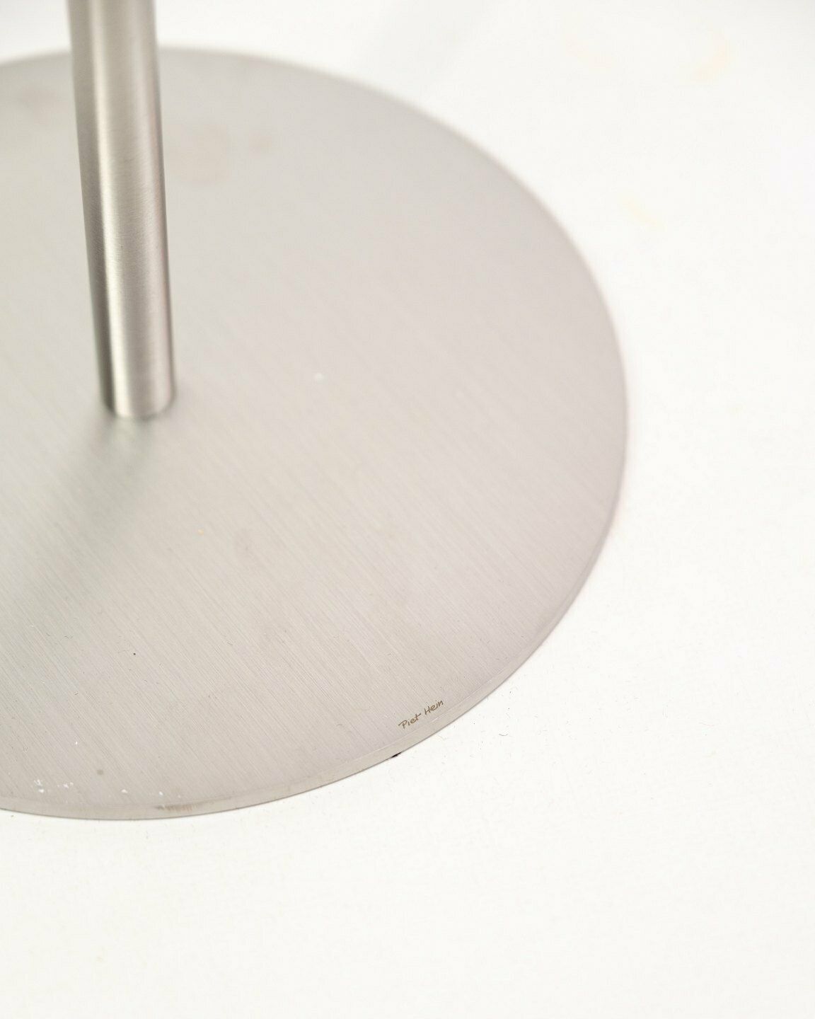Jupiter Maxi Candlestick Brushed Steel Color Made In Stainless Steel By Piet Hein photo Home Decor