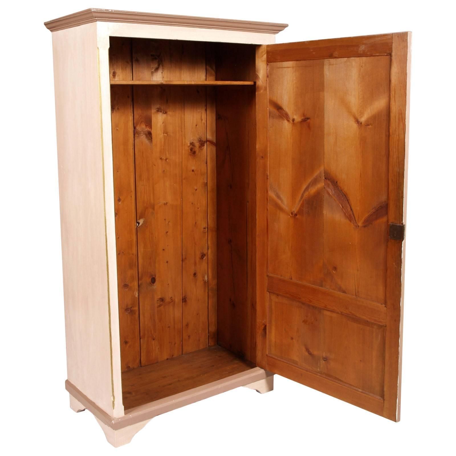 19th Century Painted Provencal Wardrobe Library Cabinet photo furniture
