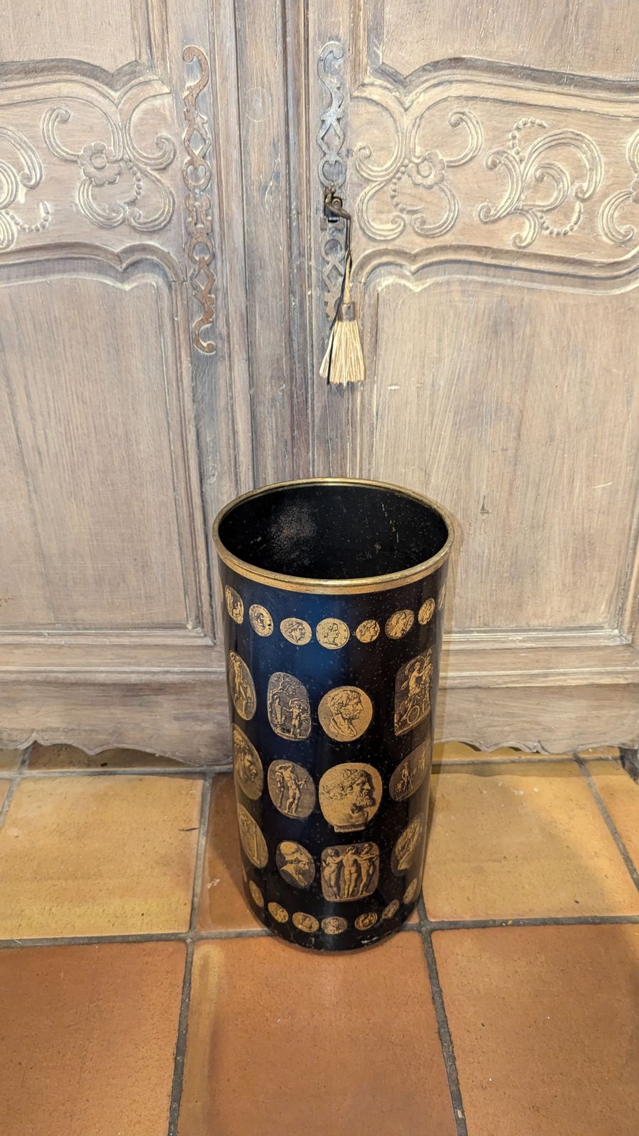 Piero Fornasetti Umbrella Stand photo for sale