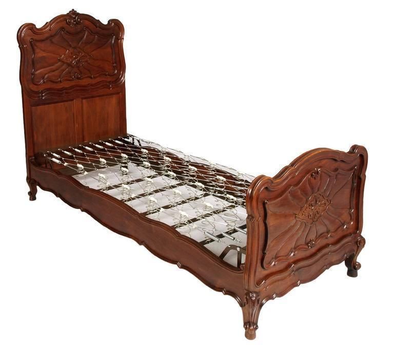Superb Italy Baroque Massive Carved Walnut Complete Bedroom Sets photo 27280.0