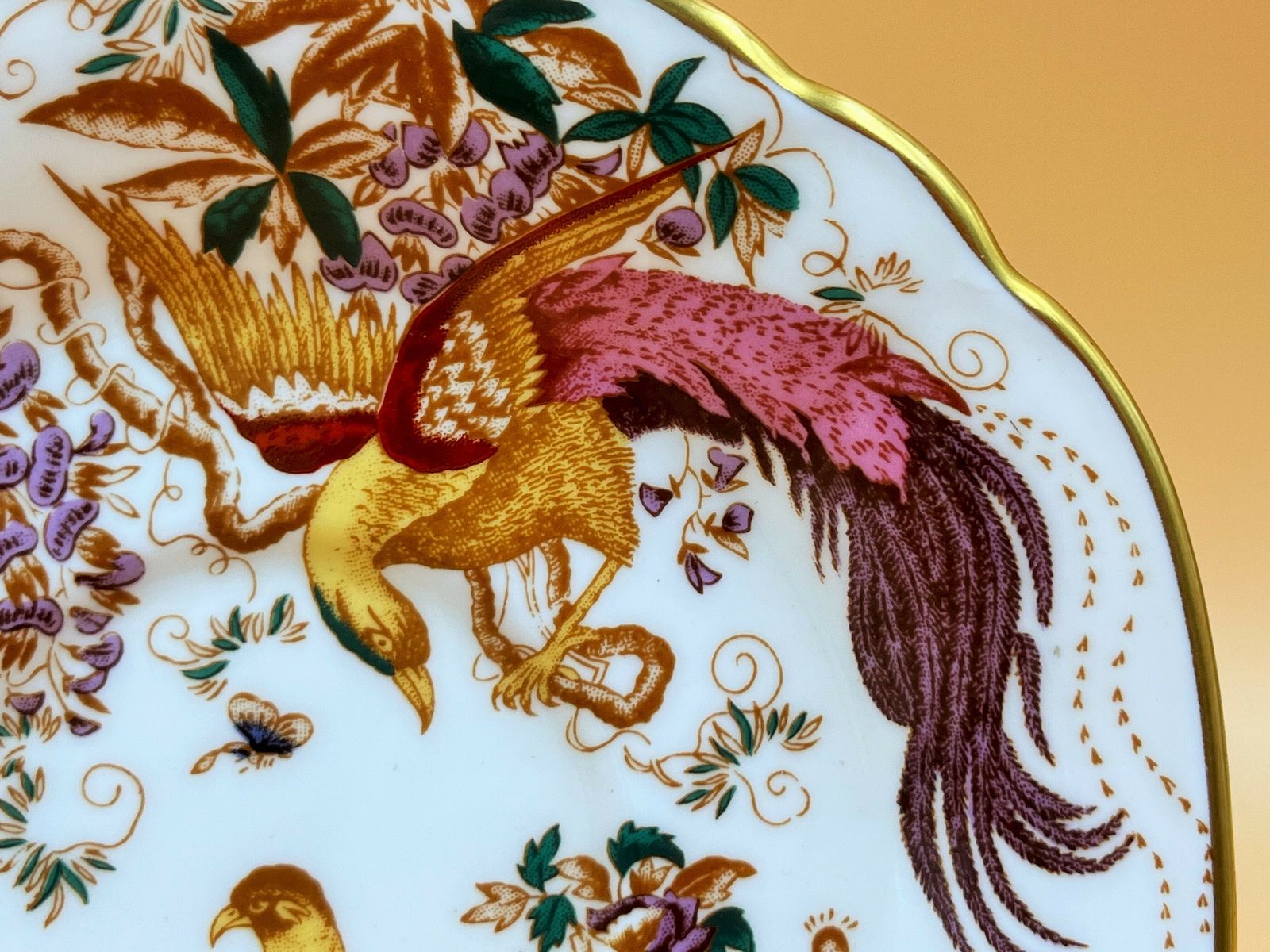 Royal Crown Derby China Olde Avesbury Square Chelsea Shape Large Breakfast Tea Cup And Saucer Duo. A73. 1st Quality. photo Home Decor