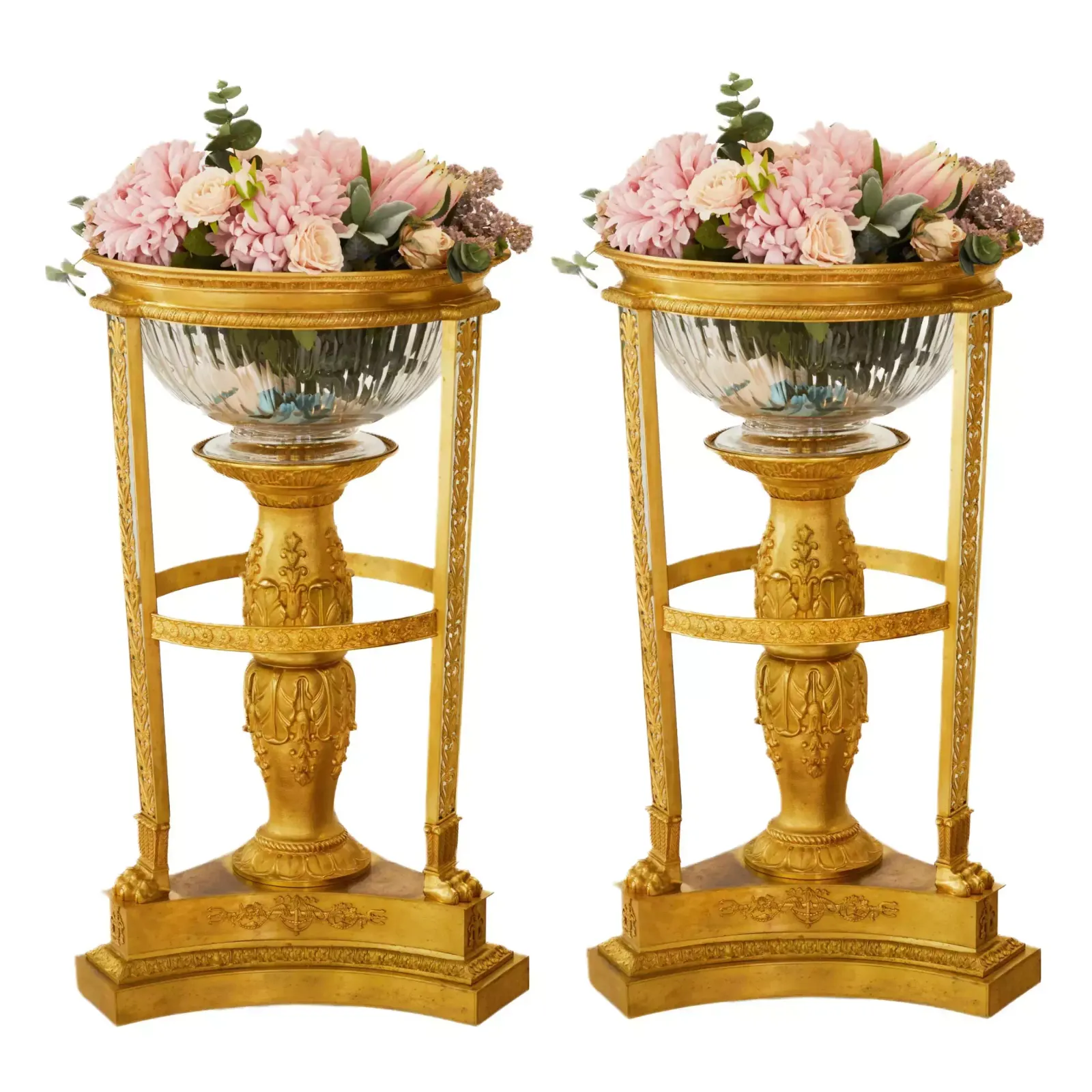 A Pair Of Grandiose, Decorative Jardiniere Flowerpots In The Style Of Napoleon III. France. The Turn Of The 19th 20th Century. photo 52292.0