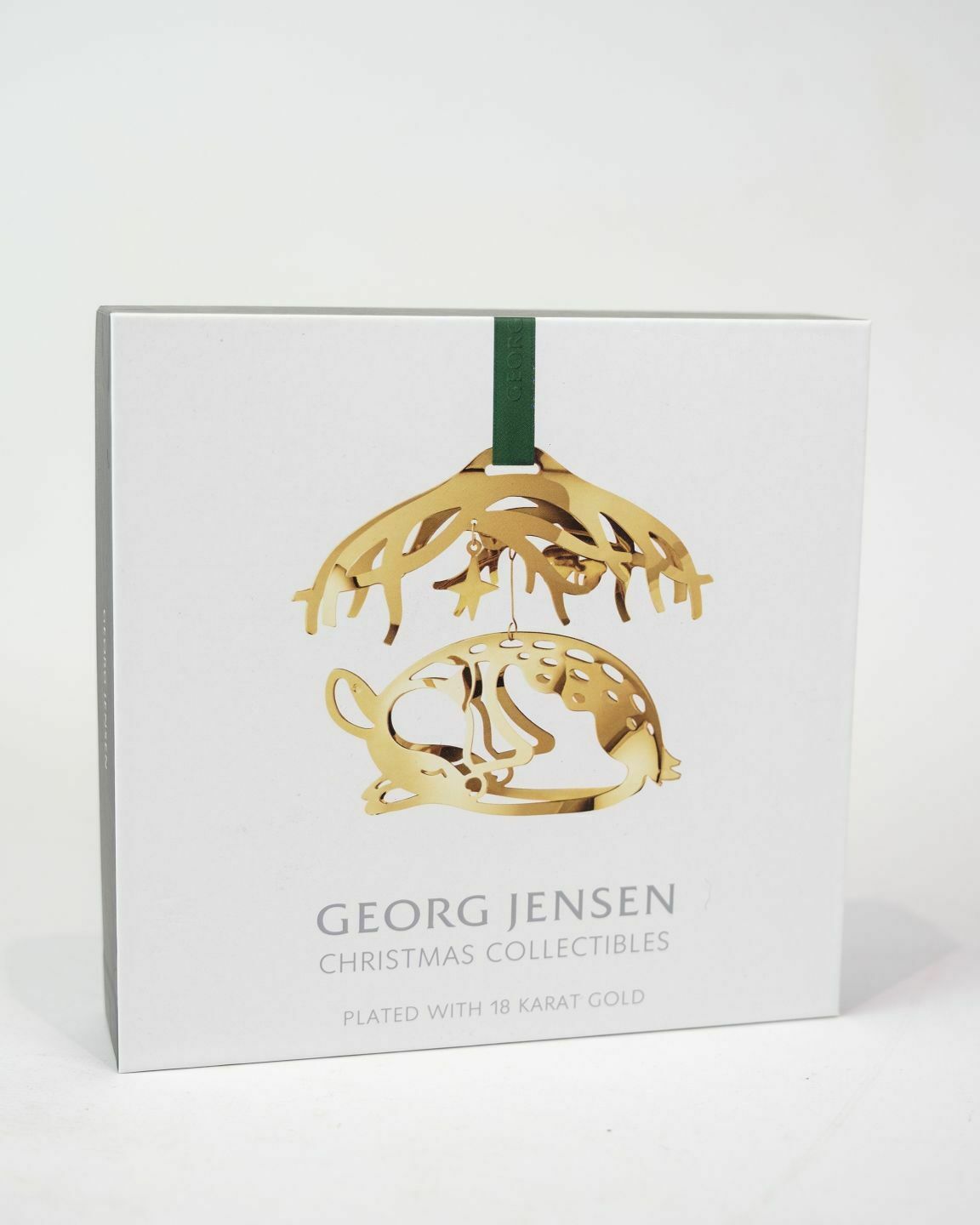 Christmas Euro Deer In Brass & 18 Karat Gold Plated By Sanne Lund Traberg For Georg Jensen From 2023