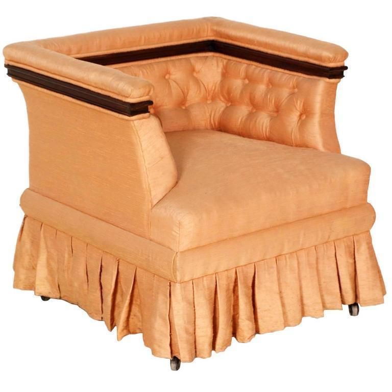 1920s Antique Art Nouveau Armchair Club Chair Bedroom Armchair
