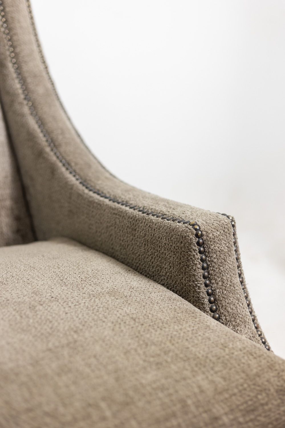 Rectangular Sofa In Gray Velvet. 1990s. Ls60311509a photo vintage