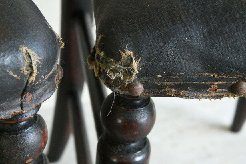 Pair Antique Victorian Occasional Chairs photo Furniture