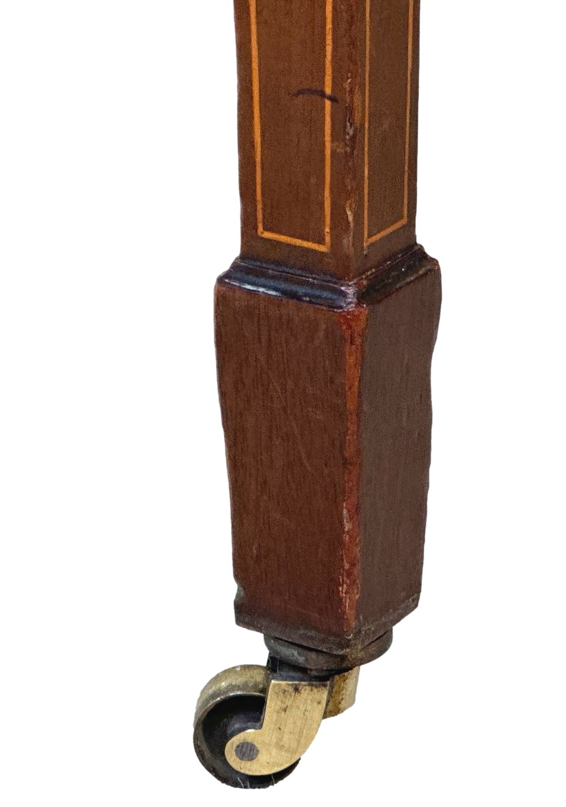 photo vinterior Mahogany Kidney Shaped 19th Century Writing Table (England, Circa 1890)