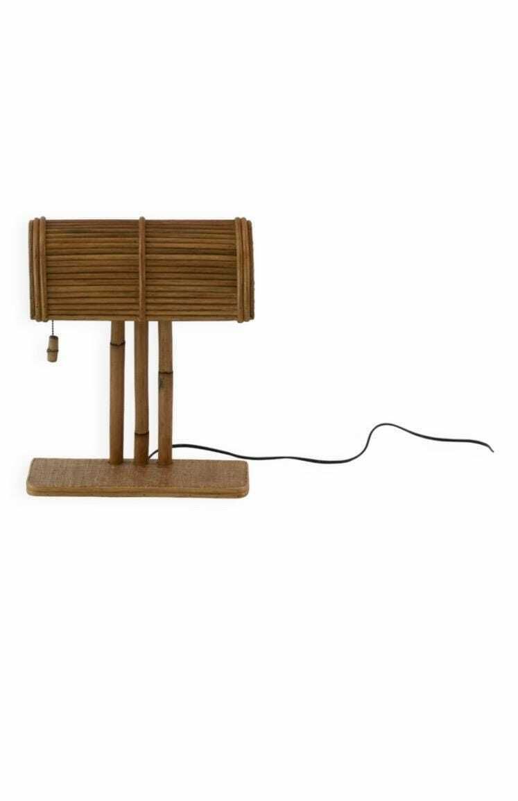 Rattan Modern Bp Desk Lamp, Boho