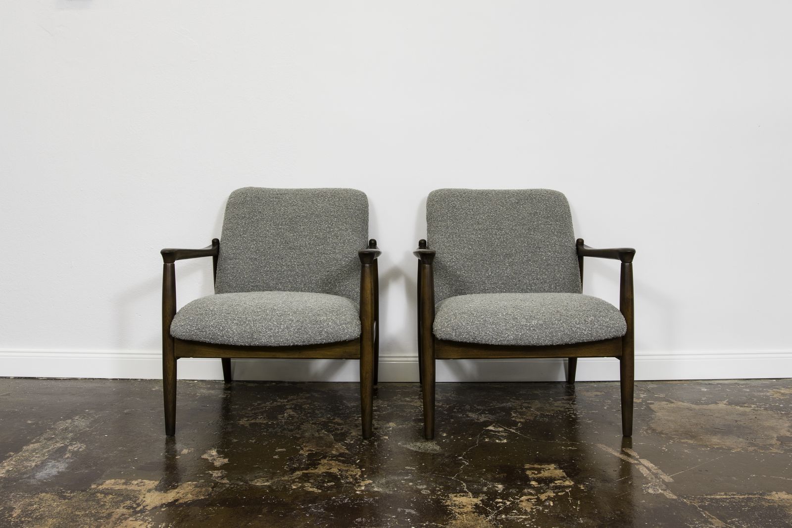 photo for sale Pair Of Mid Century Restored Armchairs, Customizable, 1960s