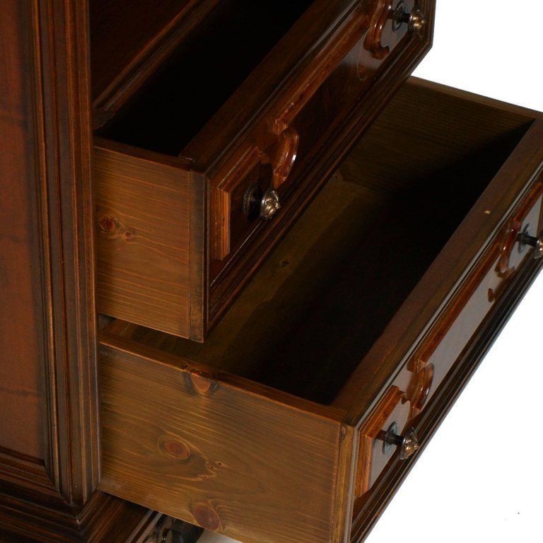 Pair Early 20th Italian Century Renaissance Florence Nightstands In Walnut Restored photo Furniture