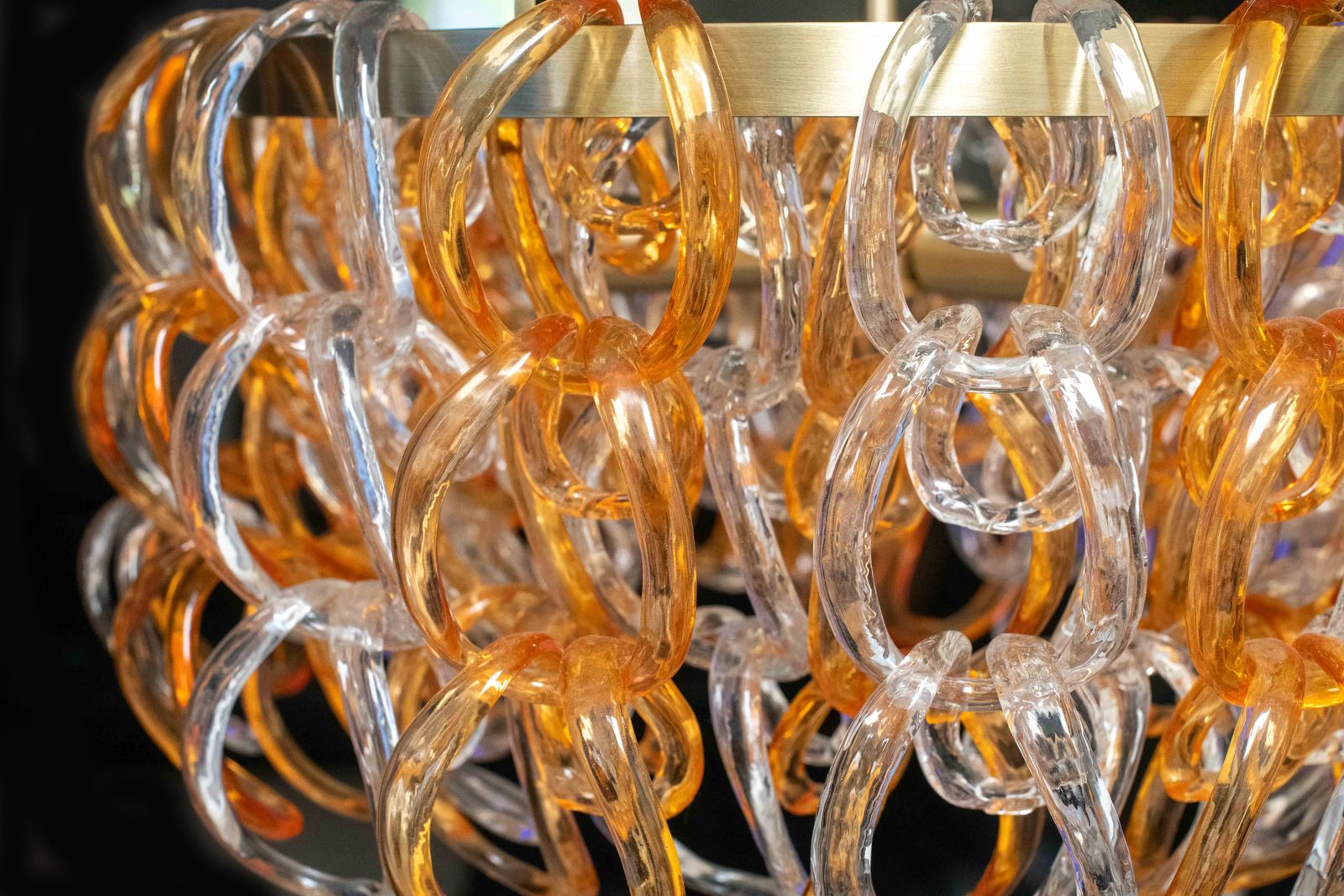 Fabulous Murano Glass Chandelier With Hand Made Glass Pieces. photo furniture