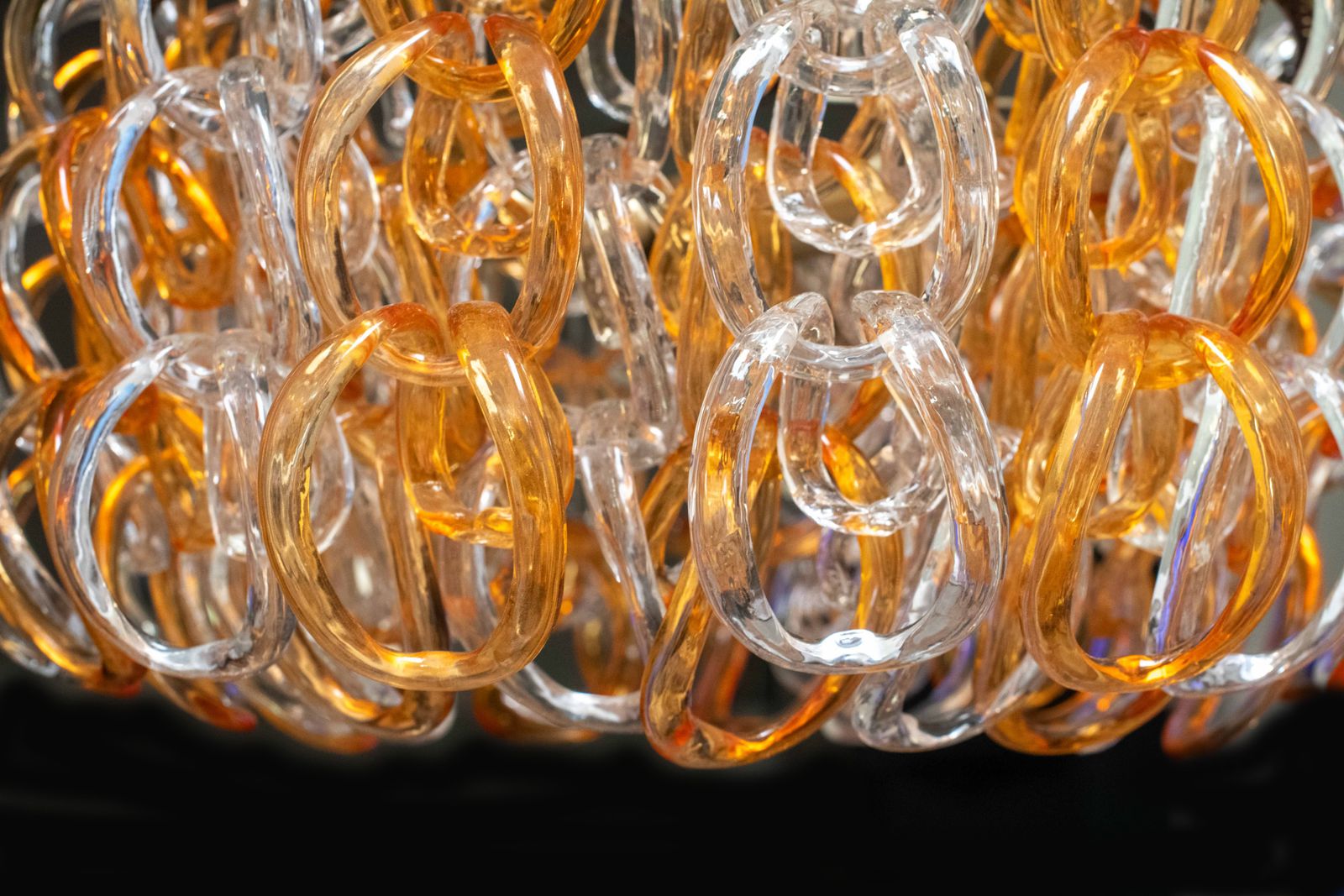 Fabulous Murano Glass Chandelier With Hand Made Glass Pieces. photo buy