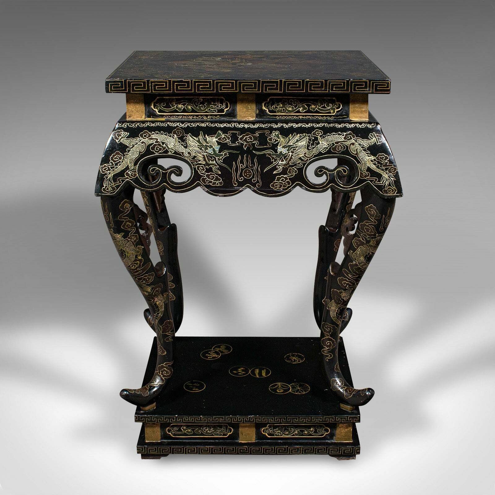 Antique Jardiniere Stand, Japanese, Display Table, Aesthetic Period, Victorian photo furniture