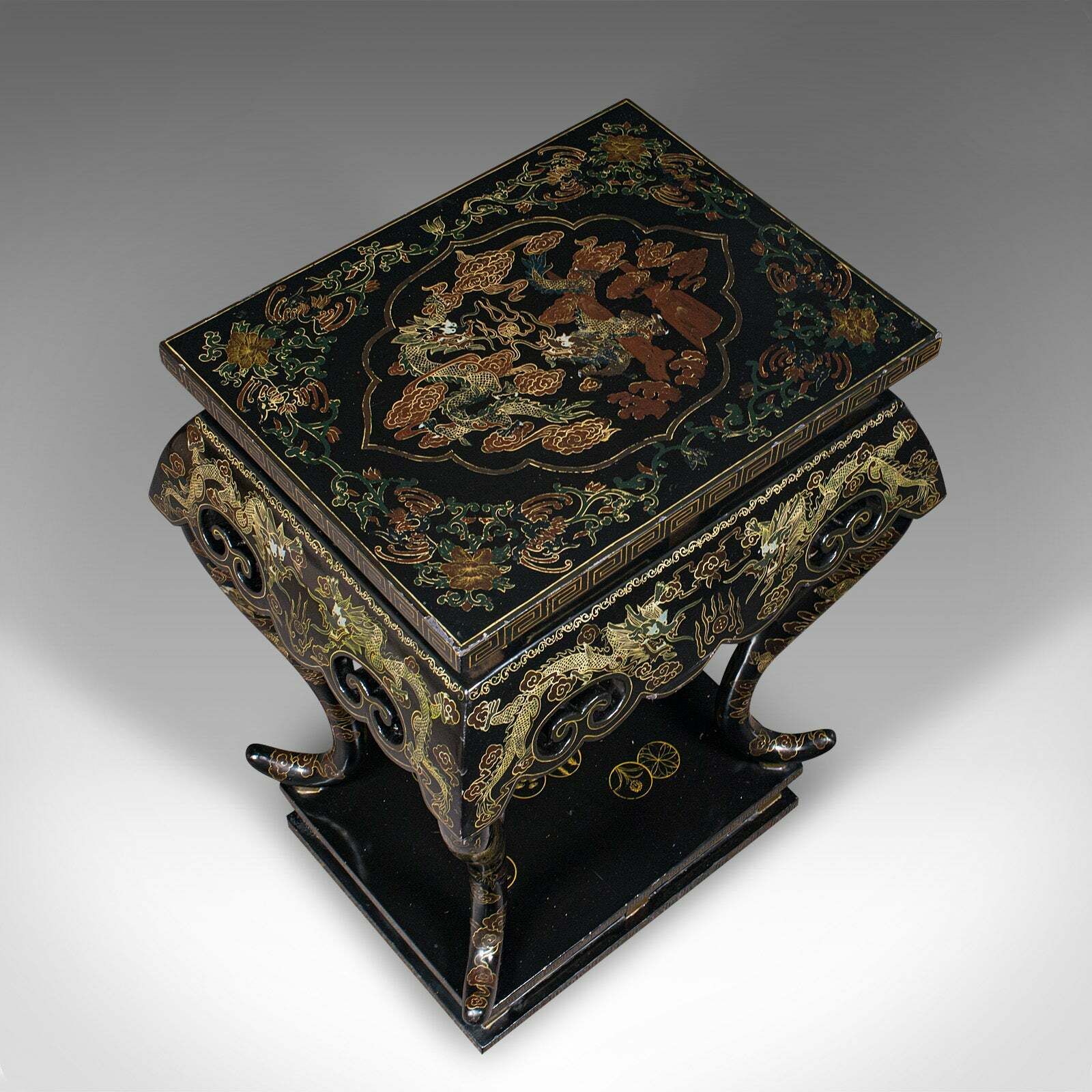 Antique Jardiniere Stand, Japanese, Display Table, Aesthetic Period, Victorian photo vinterior