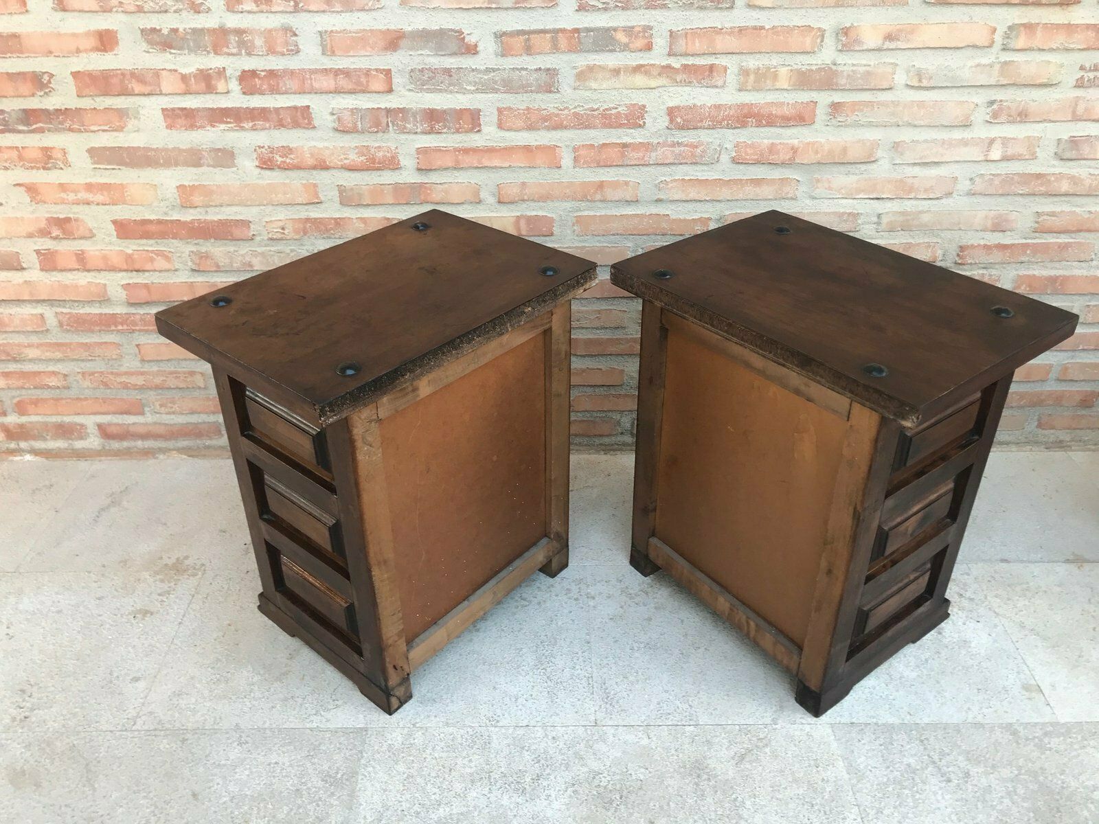 photo buy Antique Spanish Nightstands, Set Of 2