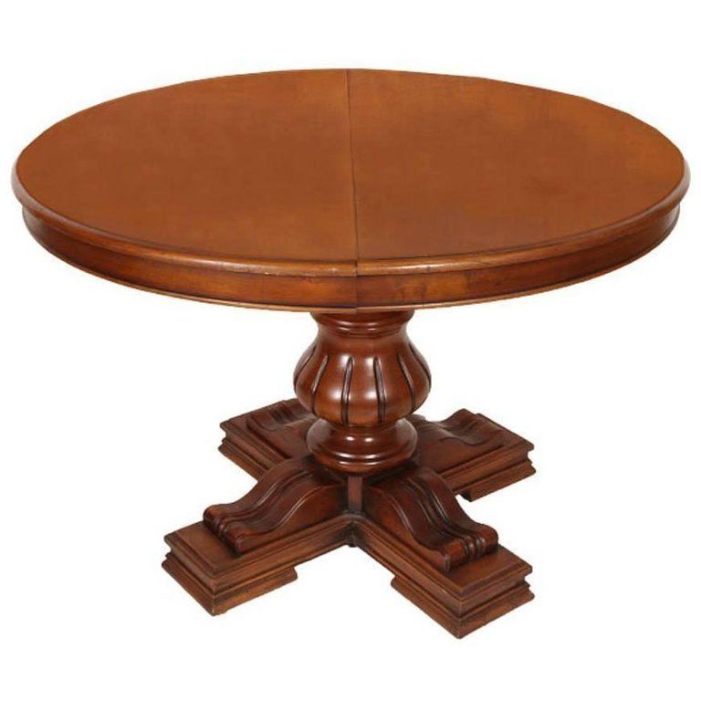 1940s Italy Tuscan Renaissance Extendable Round Table By Michele Bonciani