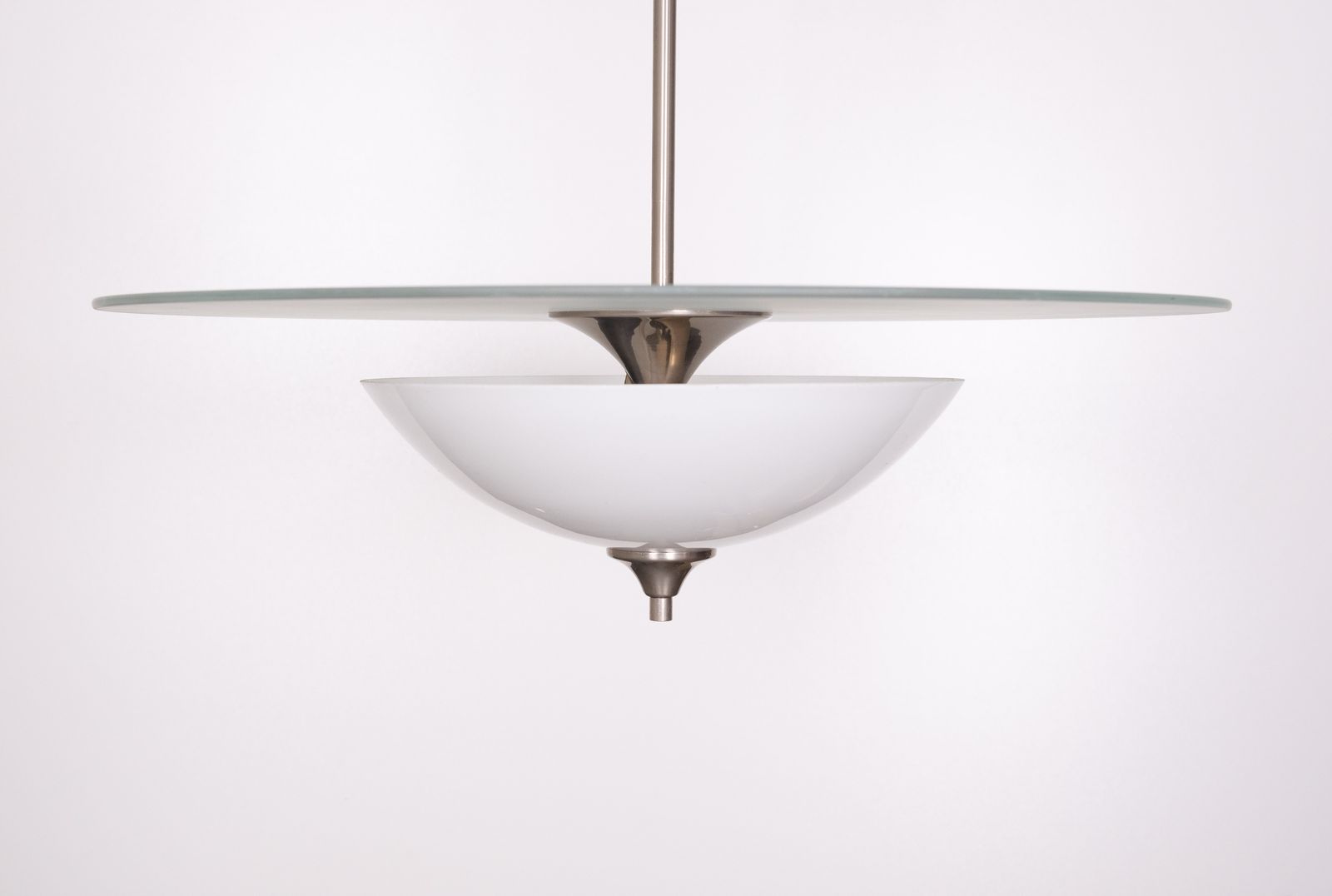 Art Deco Gispen Pendant Lamp ''Model '' Half Moon photo vinterior