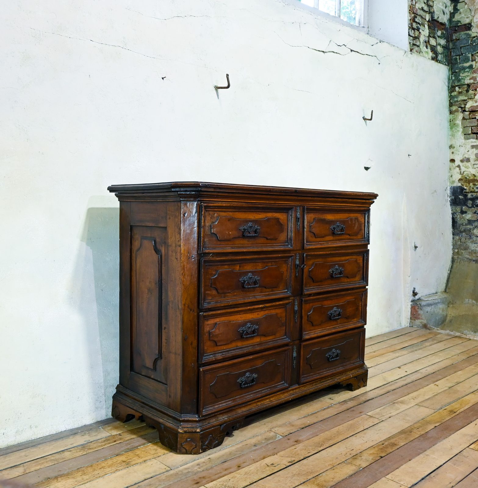 A Majestic 18th Century North Italian Walnut Commode From The Lombardi Region photo furniture