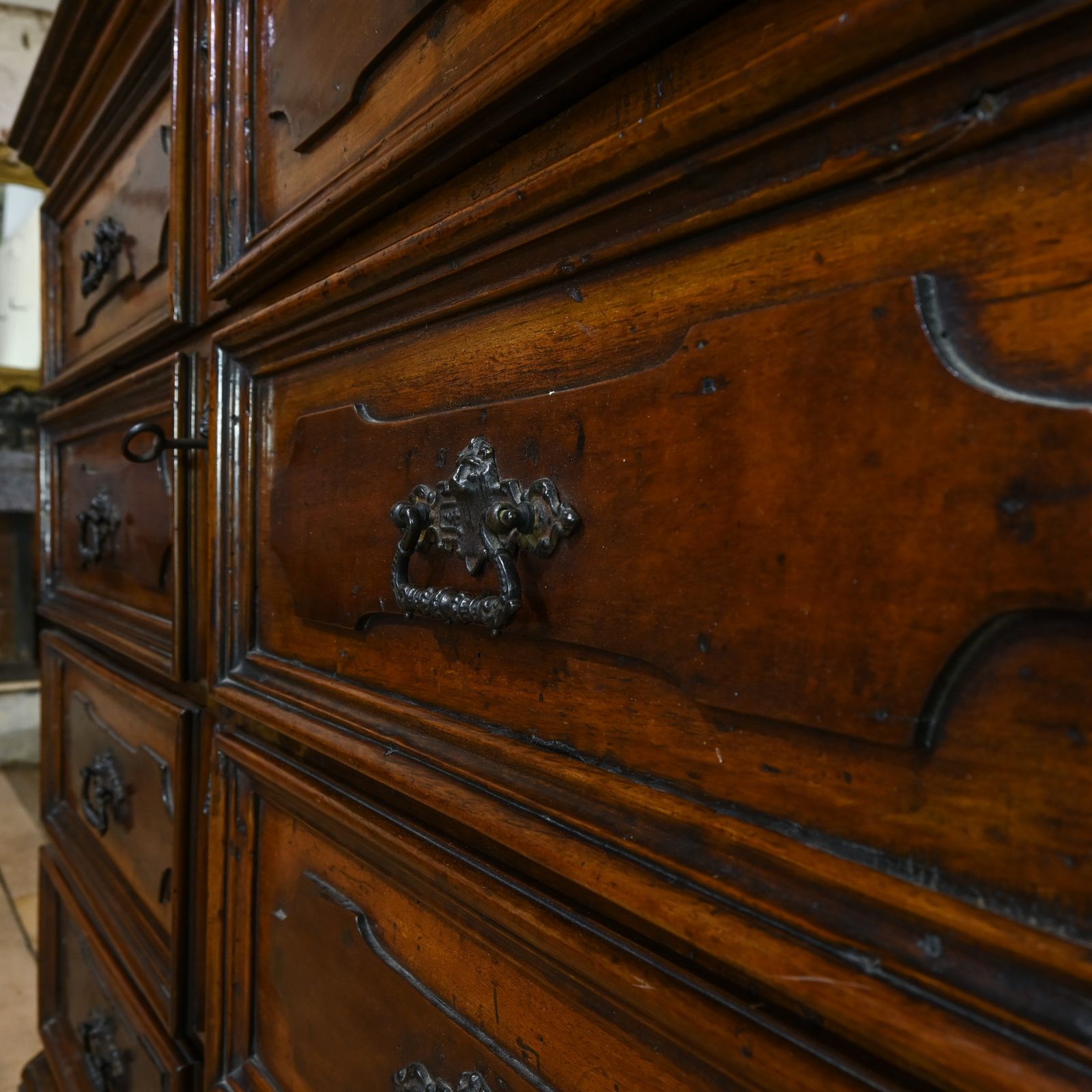 photo buy A Majestic 18th Century North Italian Walnut Commode From The Lombardi Region