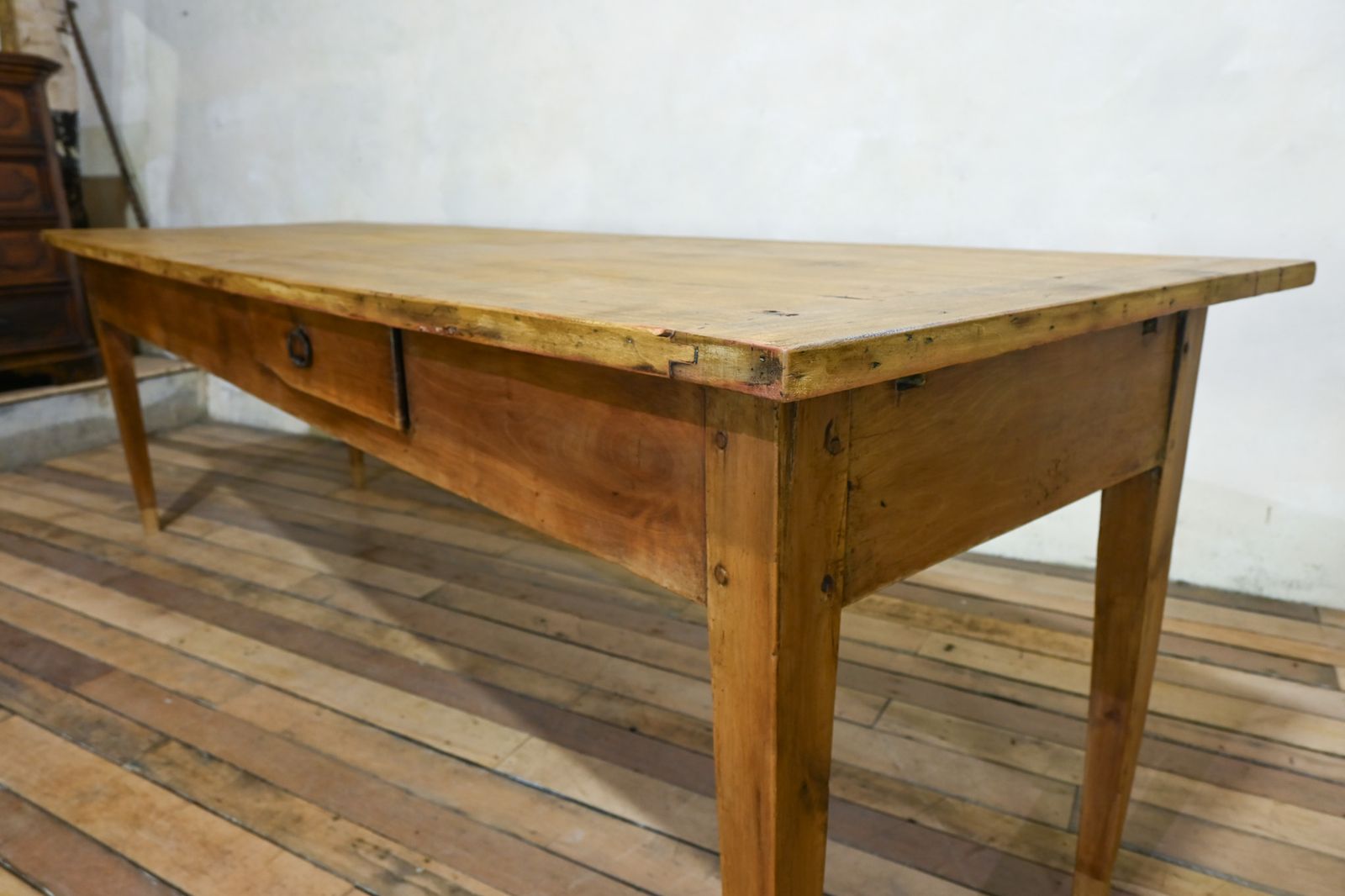 A Large 19th Century French Fruitwood Farmhouse Table photo 3400.0